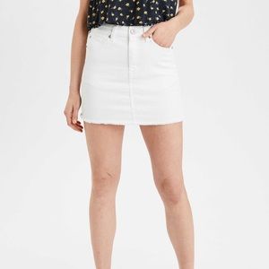 American Eagle High Wasted Denim Mini Skirt